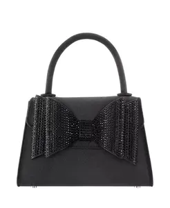 Сумка-портфель Crystal Double Bow Handheld Nina, черный