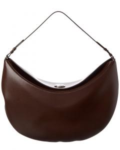 Сумка через плечо Jacquemus Ovalo из кожи Jacquemus, коричневый
