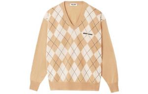 Свитер женский Miu Miu, коричневый