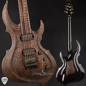 ESP Exhibition Limited 2025 FRX CTM FR - отделка Driftwood Brown/Золотой и Красный Ranshi/NAMM