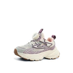 Кроссовки для бега с низким верхом, противоскользящие, с износостойкими свойствами, для детей ST&SAT, фиолетовый/персиковый/розовый