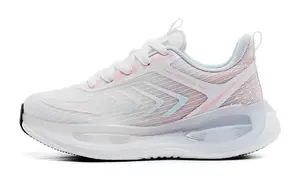 Воительница Уорриор низкие массивные кроссовки женские бело-розовые