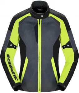 Женская мотоциклетная куртка SPIDI Tek Net, текстильные мотоциклетные куртки, Grey/Black/Yellow