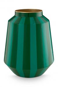 Декоративная ваза Metal Stripes Pip Studio, зеленый