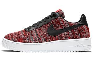 Кроссовки Nike Air Force 1 Flyknit 2.0 University Red Black