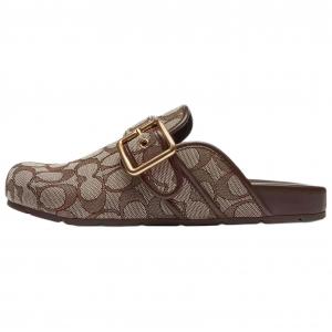 COACH Закрытые тапочки женские коричневые