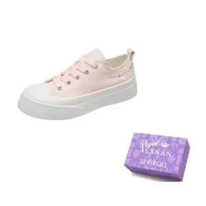 Alxnan Женские лоу-топ скейтборд кроссовки розовые, цвет Pink