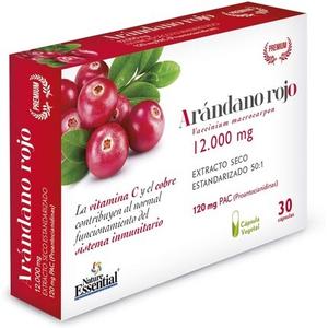 Nature Essential Red Cranberry 120 капсул (сухой экстракт) 30 вегетарианских капсул
