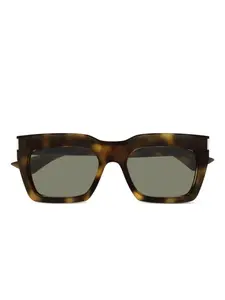 Солнцезащитные очки SL 810 Saint Laurent Eyewear, коричневый