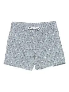 Плавки-шорты с цветочным принтом Fedeli, зеленый