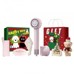 Фен 1600W горячий и холодный воздух высокая мощность отрицательные ионы уход за волосами быстрая сушка портативный низкий уровень шума unisex FH6371 FLYCO, fh6371 diamond powder christmas happiness box