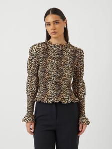 Блуза YAS YASCHEMMA, Brown/Multi-Coloured