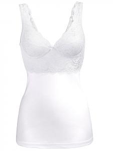 WITT WEIDEN Топ-бра белого цвета