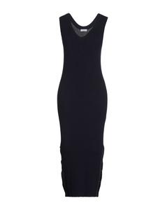 Платье миди Cashmere Brunello Cucinelli, полуночно-синий
