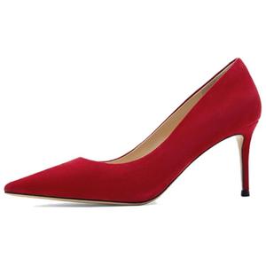 Женские туфли на высоком каблуке 9.5 см NINE WEST, christmas красный[7.5cm size]