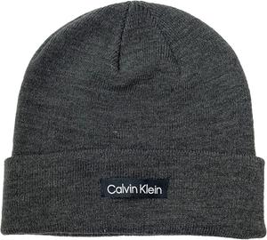 Мужская шапка-бини с логотипом Calvin Klein, D_Grey(Ck200168C-015)