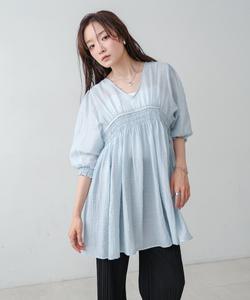 Мини-платье со сборками