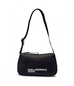 Сумка женская Karl Lagerfeld Jeans текстильная через плечо, черный