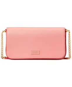 Кошелек из кожи Serena Pop Trim Chain kate spade new york, оранжевый