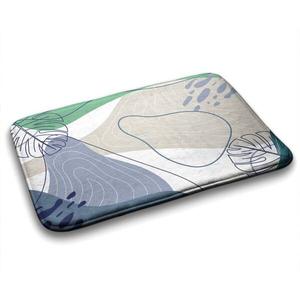 Коврик для ванной Tulup Geometrische Abstraktion, 75x1x75 см, серый