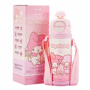 Sanrio Термостакан 316 нержавеющая сталь Cinnamoroll Kuromi My Melody, pink 500ML