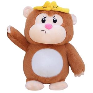 Плюшевая кукла Cartoon Milk Evil Monkey King высотой 40 см Mise, коричневый