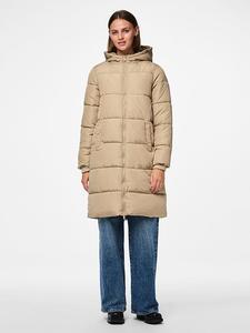 Pieces Переходное пальто "Pcbee" бежевого цвета