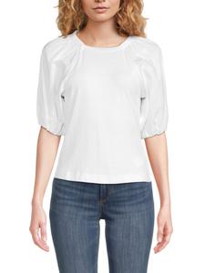 Хлопковый топ Lila Joe's Jeans, белый