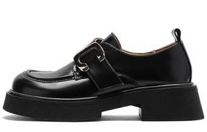 Лоферы женские черные/экрю ST&SAT