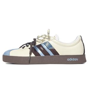 Кроссовки для скейтбординга VL Court 2.0 с нескользящей подошвой, легкие, унисекс Adidas Neo, Beige Blue