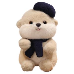 Очаровательные плюшевые бобры 35см/45см высота Brangdy, бежевый