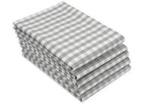 Кухонное полотенце Zollner 00000426 5 шт, 50x1x70 см, серый