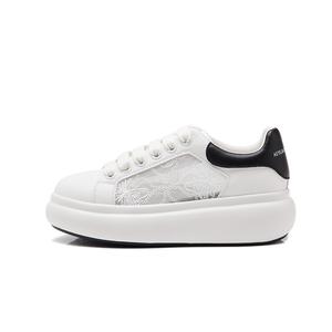 Обувь для скейтбординга женская Bull charm, White Black