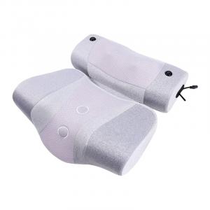 Массажная подушка для спины, шеи, поясницы и всего тела, многофункциональная подушка для сна с функцией разминания, домашняя массажная подушка w66 AUX, Top Configuration [Bluetooth Music + Automatic Kneading + Wormwood Hot Compress + Double Pillow]