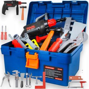 Ящик для инструментов, набор игрушек для мастерской в ​​чемодане, детский подарок Iso Trade