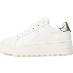 Кроссовки Tommy Jeans Flatform Metallic, белый