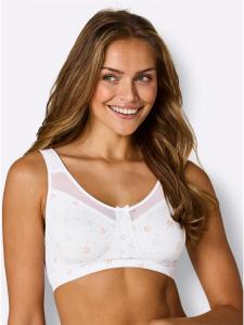 Бюстгальтер Relief без косточек белого цвета с принтом WITT WEIDEN