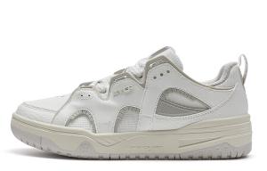 Кроссовки XTEP Skateboarding Shoes Women's Low-top Sail White/pigeon Gray, белый/серый