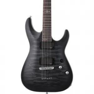 Электрогитара Schecter Guitar Research C-1 Platinum, прозрачный черный