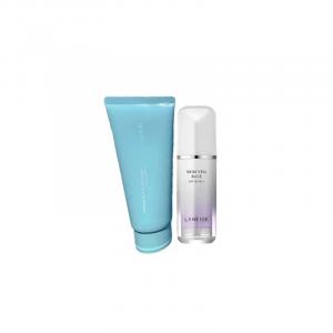LANEIGE LANZHI 3.0 Flake Yarn Purple Primer+New Aqua Cool Cleanser Brightening 150g+30ml