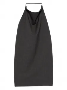 Топ с халтер-воротом FEDERICO CINA, серый