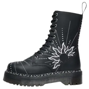 Dr.Martens Jadonseries HI SOLAR FLARE Martin Boot 5cm Unisex Black