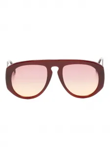 Солнцезащитные очки круглой формы с градиентными линзами Andy Wolf, красный
