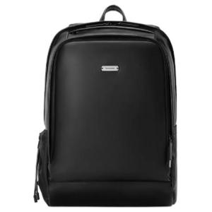 Samsonite Кожаный рюкзак из коровьей кожи мужской черный