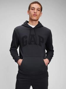 Толстовка с логотипом и флисом Gap, черный