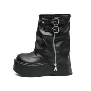 Take the Qin Черные короткие женские ботильоны, цвет Black Short