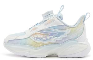 QIAODAN Детские кроссовки Voyage 3.0, белые, синие, детские