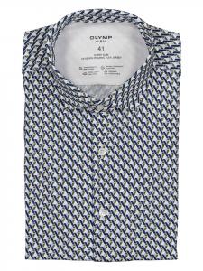 Рубашка No 6 OLYMP, темно-синий/белый
