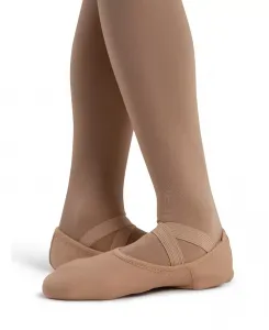 Балетки Hanami из хлопка для девочек Capezio, коричневый/бежевый