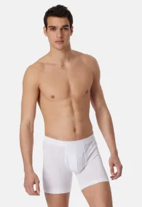 Хлопковые короткие боксерские трусы с длительным сроком службы, упаковка из 4 штук. Schiesser, Weiß Schwarz